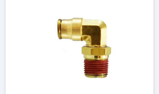 3/8 x 1/2 Brass 90 Push Connect Fitting