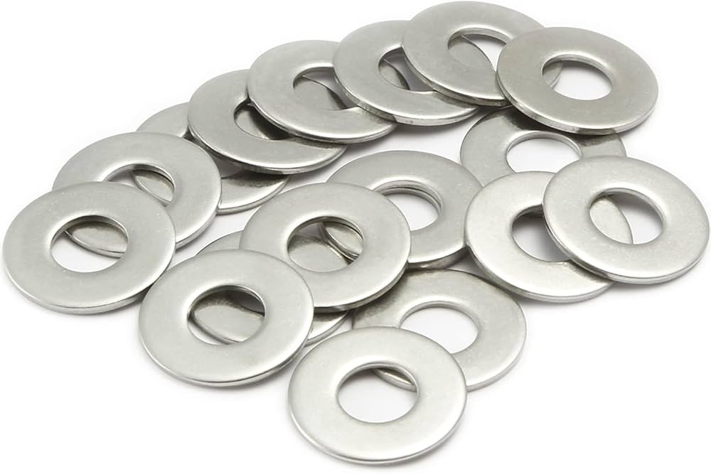 Flat washers, Stainless steel 18-8, 3/4" (250 Pack)