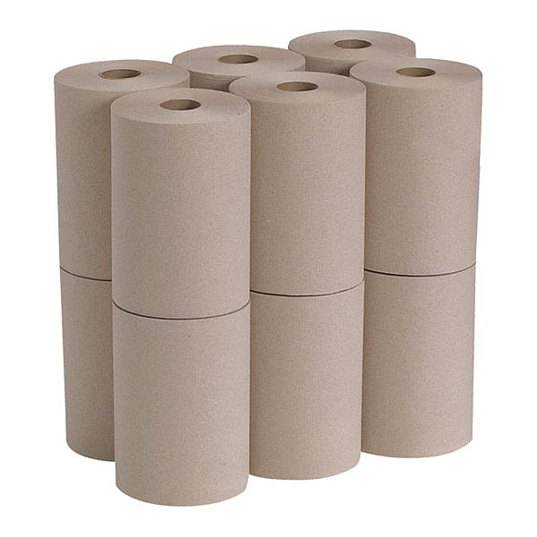 Paper Towels Brown, (12 Pack)